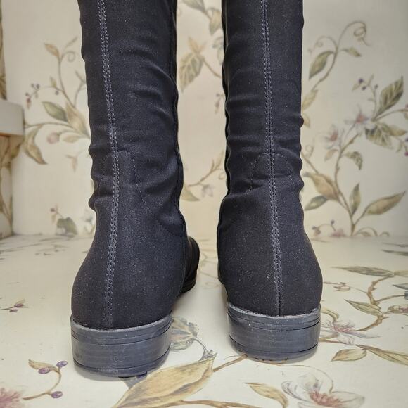 Guess knee high suede pull on riding boots 7 - Picture 4 of 8